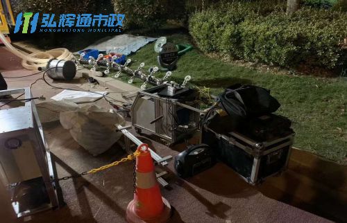 溧阳市管道修复现场